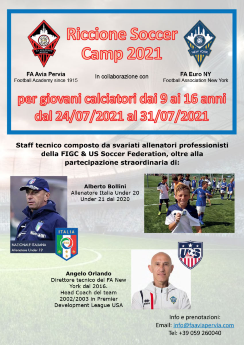 Riccione Soccer Camp 2021